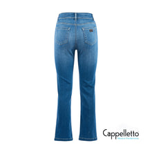 Carica l&#39;immagine nel visualizzatore di Gallery, SINFONIA Panta Cigarette Denim SuperStretch Blu Medio
