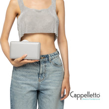 Carica l&#39;immagine nel visualizzatore di Gallery, DUBROVNIK Clutch ARGENTO
