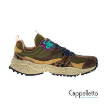 Carica l'immagine nel visualizzatore di Gallery, WAVE UNI Sneakers in Suede/Tessuto Marrone-Verde
