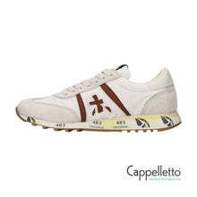 Carica l'immagine nel visualizzatore di Gallery, LUCY Sneaker Donna 8417 Panna e Cuoio

