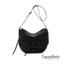 Carica l&#39;immagine nel visualizzatore di Gallery, SHANIA Borsa a Tracolla in pelle Nera

