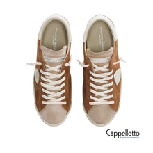 Carica l&#39;immagine nel visualizzatore di Gallery, PRSX LOW Uomo Daim Mixage Cognac/Beige XS11
