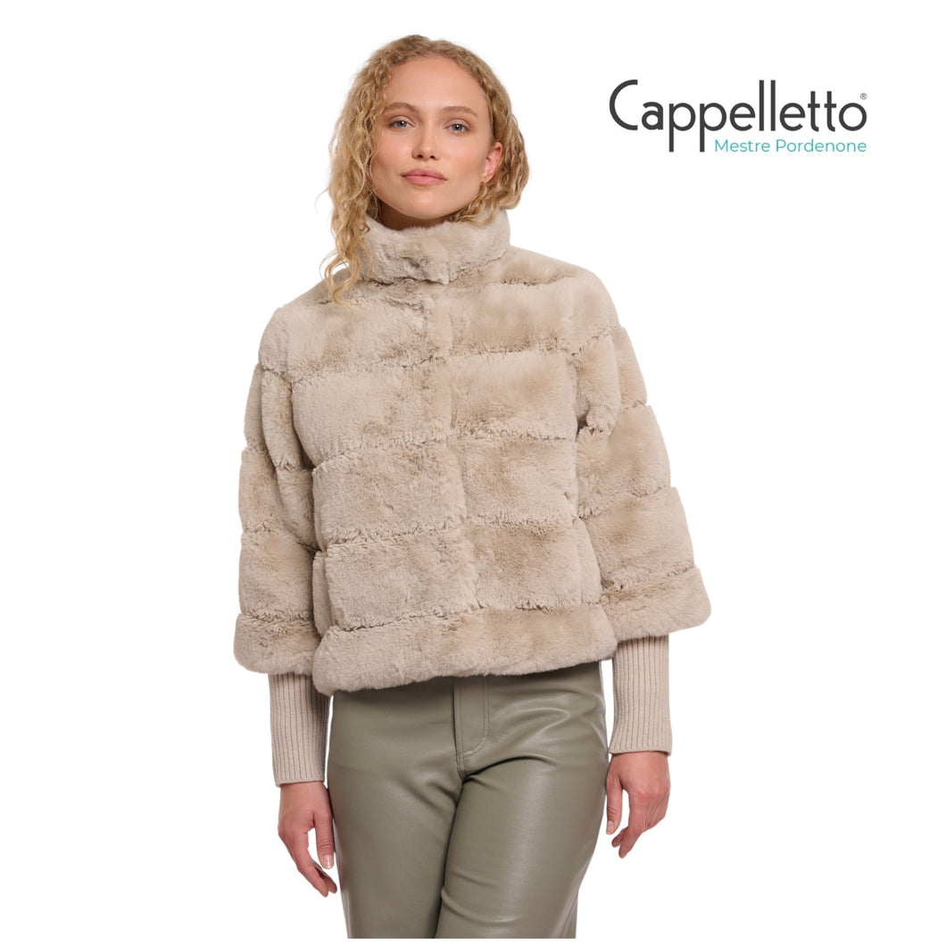 FELINE Giubbo in EcoPelliccia Betulla