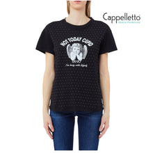 Carica l&#39;immagine nel visualizzatore di Gallery, T-Shirt Moda Manica Corta Nero/Cupid MF5414
