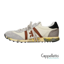 Carica l'immagine nel visualizzatore di Gallery, LUCY Sneaker Uomo Bianco/Cuoio 8189
