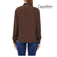 Carica l&#39;immagine nel visualizzatore di Gallery, Camicia Manica Lunga Cioccolato MF5106
