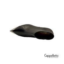 Carica l&#39;immagine nel visualizzatore di Gallery, Stivaletto con Puntale Nappa Nero 9397
