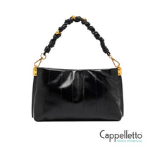 Carica l'immagine nel visualizzatore di Gallery, FANNY Borsa Stampa Anguilla Nero
