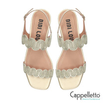 Carica l'immagine nel visualizzatore di Gallery, Sandalo Flat Oro 873
