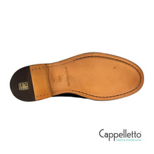 Carica l'immagine nel visualizzatore di Gallery, Mocassino Uomo con Nappine in Camoscio Navy PC2
