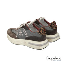 Carica l&#39;immagine nel visualizzatore di Gallery, CASSIE Sneaker Donna Marrone/Grigio 7003
