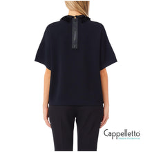 Carica l&#39;immagine nel visualizzatore di Gallery, Maglia Chiusa Manica Corta Nera CF5038
