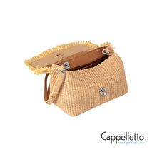 Carica l'immagine nel visualizzatore di Gallery, Postina BABY Vimini con Frangia Beige Paprika Dolce
