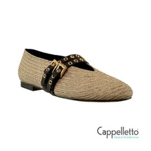 Carica l&#39;immagine nel visualizzatore di Gallery, XERA Ballerina Raffia Verde Kaki
