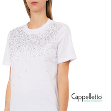 Carica l'immagine nel visualizzatore di Gallery, T-shirt con Castoni Gioiello Bianco CA6193
