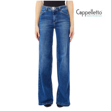 Carica l&#39;immagine nel visualizzatore di Gallery, GOOD FLARE Denim Blue Bubble Wash UF5100
