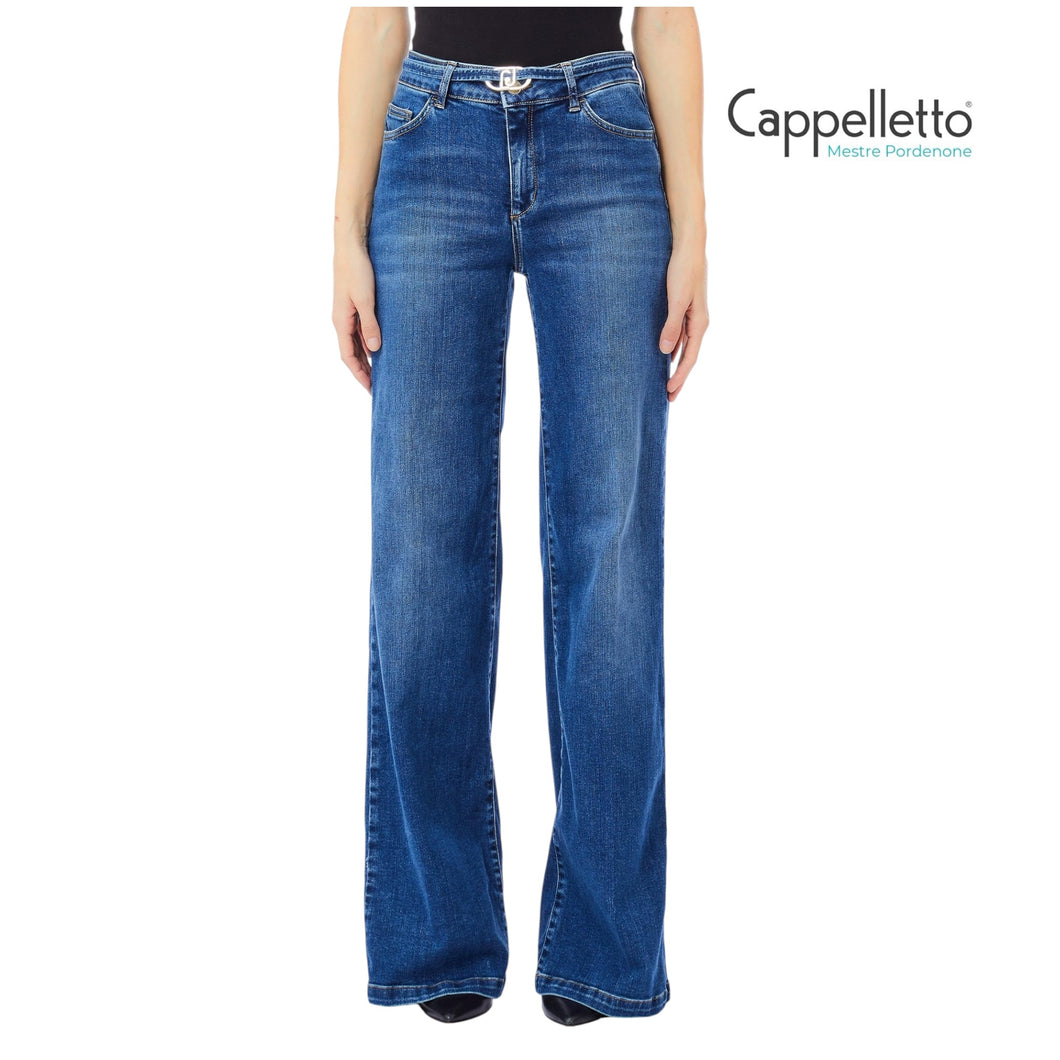 GOOD FLARE Denim Blue Bubble Wash UF5100