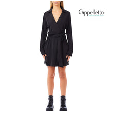 Carica l&#39;immagine nel visualizzatore di Gallery, Abito in Jersey Nero UF5273
