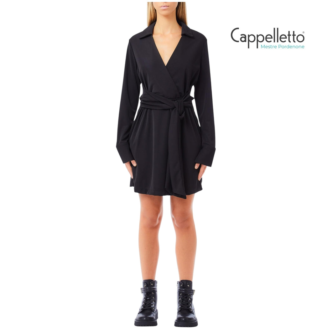 Abito in Jersey Nero UF5273