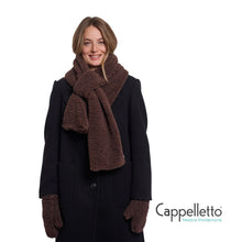 Carica l'immagine nel visualizzatore di Gallery, ASHO Sciarpa Teddy Caffè
