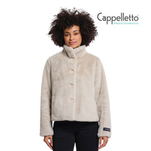 Carica l&#39;immagine nel visualizzatore di Gallery, VIE Giubbo Monopetto EcoPelliccia Betulla
