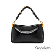 Carica l'immagine nel visualizzatore di Gallery, FANNY Borsa Stampa Anguilla Nero
