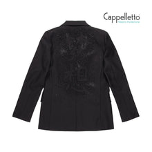 Carica l&#39;immagine nel visualizzatore di Gallery, BLESS Giacca Monopetto con Strass - Nero
