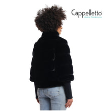 Carica l&#39;immagine nel visualizzatore di Gallery, FELINE Giubbo in EcoPelliccia Nero
