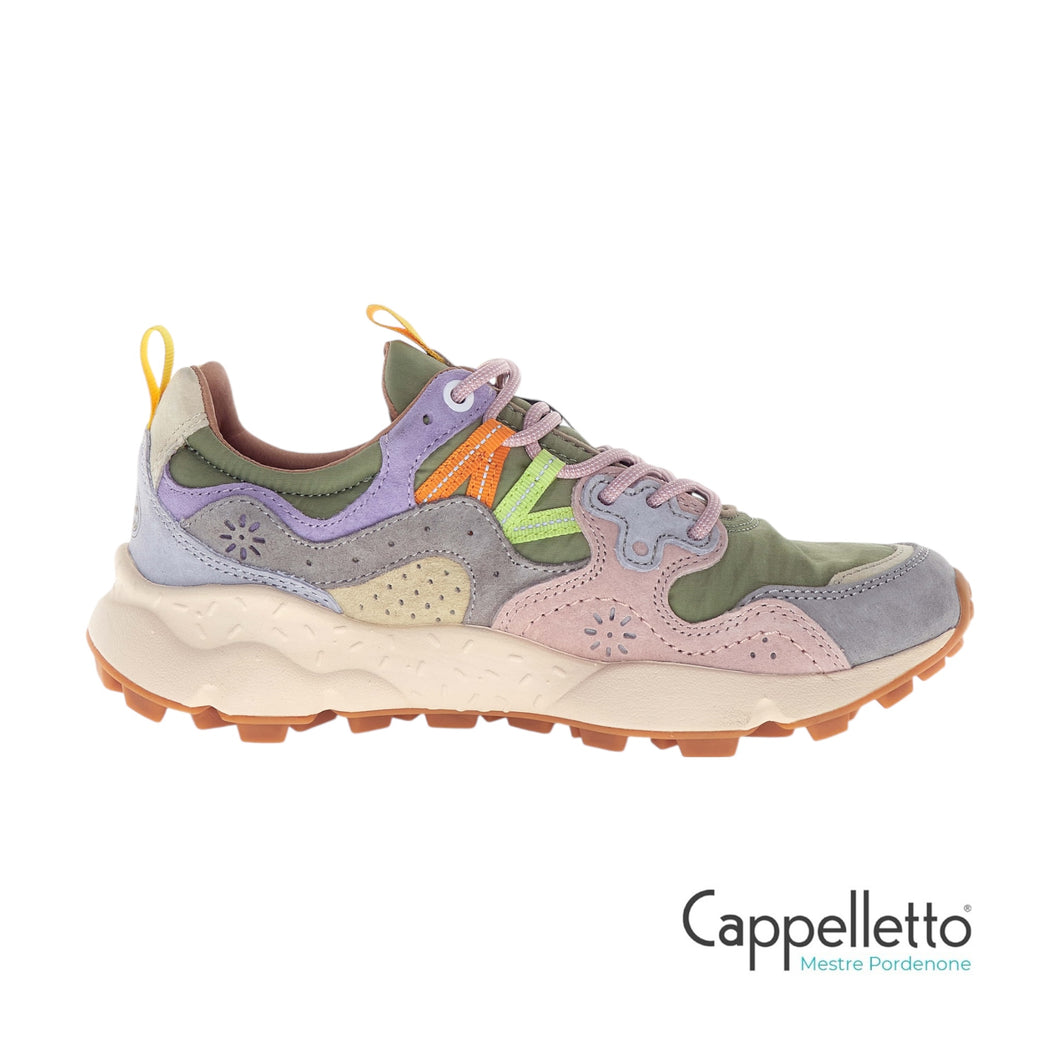 YAMANO 3 Donna Suede/Nylon Light Grey-Cipria