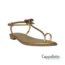 Carica l&#39;immagine nel visualizzatore di Gallery, ERIN Sandalo Gioiello Flat Oro
