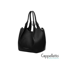 Carica l&#39;immagine nel visualizzatore di Gallery, DUA Baby Borsa in Pelle Nero/Castoro
