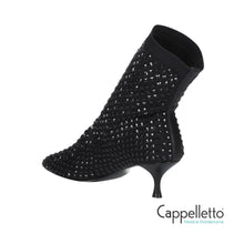 Carica l'immagine nel visualizzatore di Gallery, LORI Stivaletto Strass Nero
