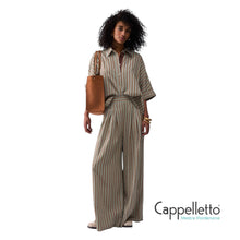 Carica l'immagine nel visualizzatore di Gallery, Pantalone Wide Green/Tabacco CA6089

