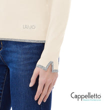 Carica l&#39;immagine nel visualizzatore di Gallery, Maglia Chiusa Manica Lunga Bianco Lana MF5229
