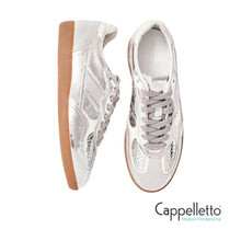 Carica l&#39;immagine nel visualizzatore di Gallery, TB490 Rife Shimmer Silver Cream Sneaker
