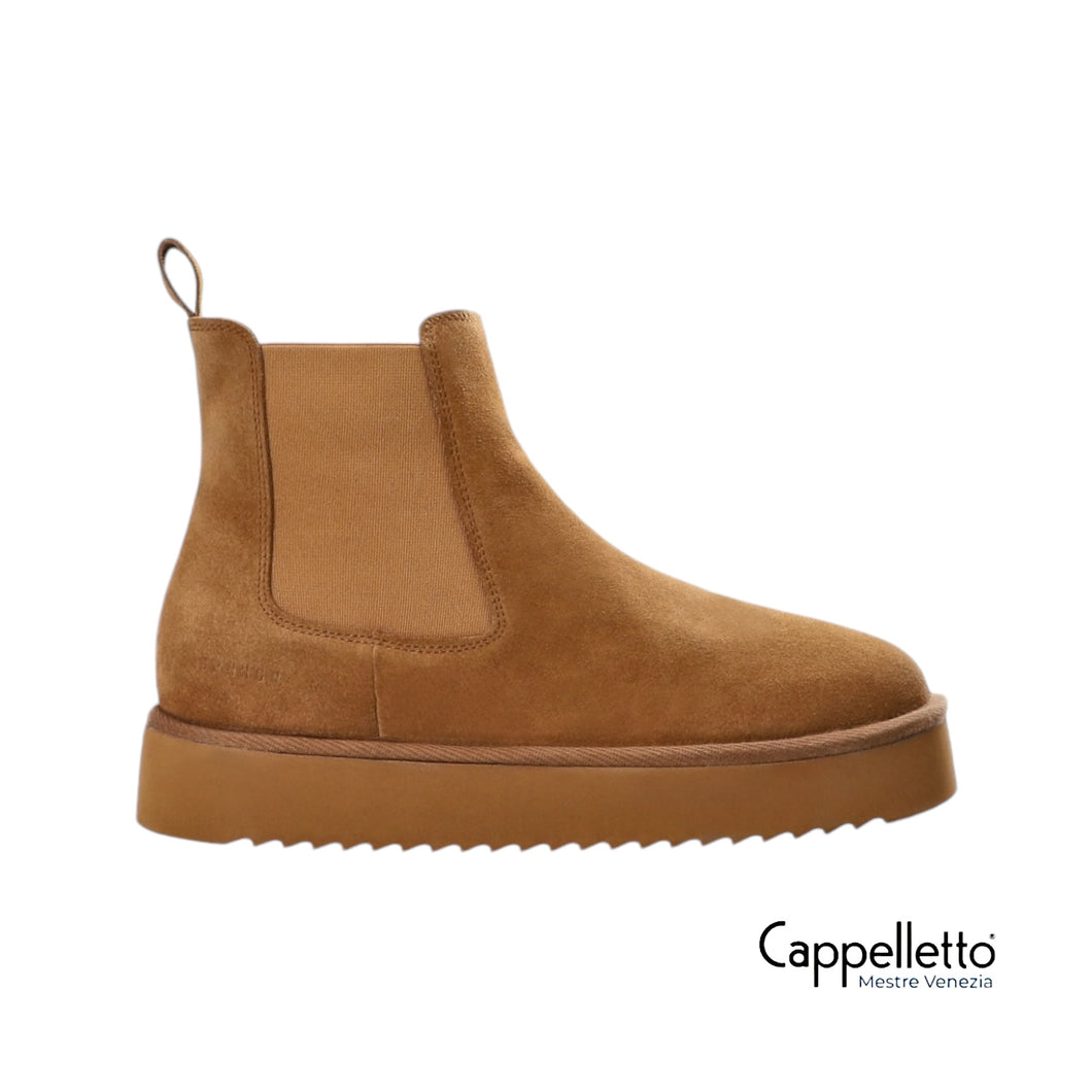 258 Suede Chelsea Boot Donna Cognac