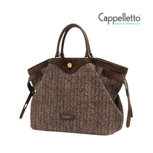 Carica l'immagine nel visualizzatore di Gallery, CLAUDETTE Borsa in Pelle/Paglia Choco
