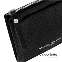 Carica l&#39;immagine nel visualizzatore di Gallery, WALLETS GRAIN 13755 in Pelle Nera
