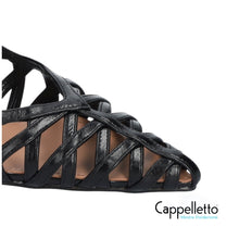 Carica l&#39;immagine nel visualizzatore di Gallery, LIALA 45 SlingBack Pelle Nera
