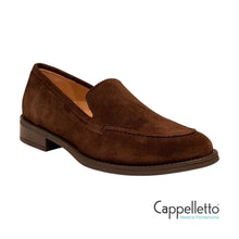 Carica l&#39;immagine nel visualizzatore di Gallery, BALIZA Mocassino Donna in Suede Testa di Moro
