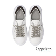 Carica l'immagine nel visualizzatore di Gallery, TEMPLE Donna Veau Glitter Blanc/Brun VG15

