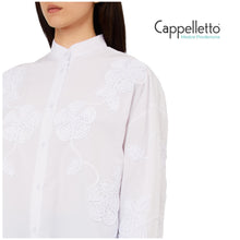 Carica l'immagine nel visualizzatore di Gallery, Camicia con Ricami Bianco CA6170
