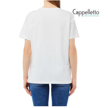 Carica l&#39;immagine nel visualizzatore di Gallery, T-Shirt Moda Manica Corta Bianca LJ Bag MF5415
