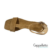 Carica l&#39;immagine nel visualizzatore di Gallery, Sandalo 3801 Velour Camel
