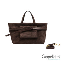 Carica l'immagine nel visualizzatore di Gallery, BELTY Borsa in Suede Moka
