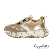 Carica l'immagine nel visualizzatore di Gallery, CLUB105 Sneaker Donna Suede/Teddy Marrone-Platino
