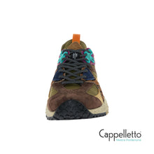 Carica l'immagine nel visualizzatore di Gallery, WAVE UNI Sneakers in Suede/Tessuto Marrone-Verde
