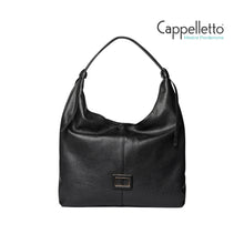Carica l&#39;immagine nel visualizzatore di Gallery, WENDA DO Borsa in Pelle Black/Gold
