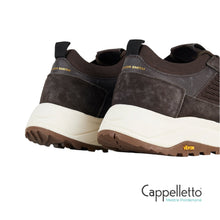 Carica l'immagine nel visualizzatore di Gallery, DUBLIN Sneaker Uomo in Suede e Tessuto Marrone
