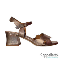 Carica l&#39;immagine nel visualizzatore di Gallery, Sandalo D4612B Studio 54 Cannella Tacco 50
